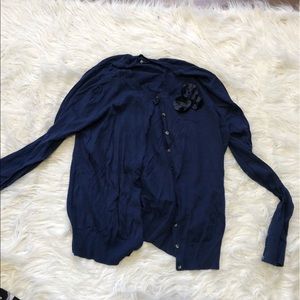 Navy blue cardigan